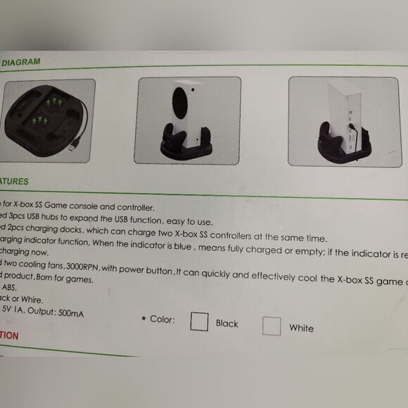 X-Box Charging Stand with Cooling Fan - Picture 3 of 7